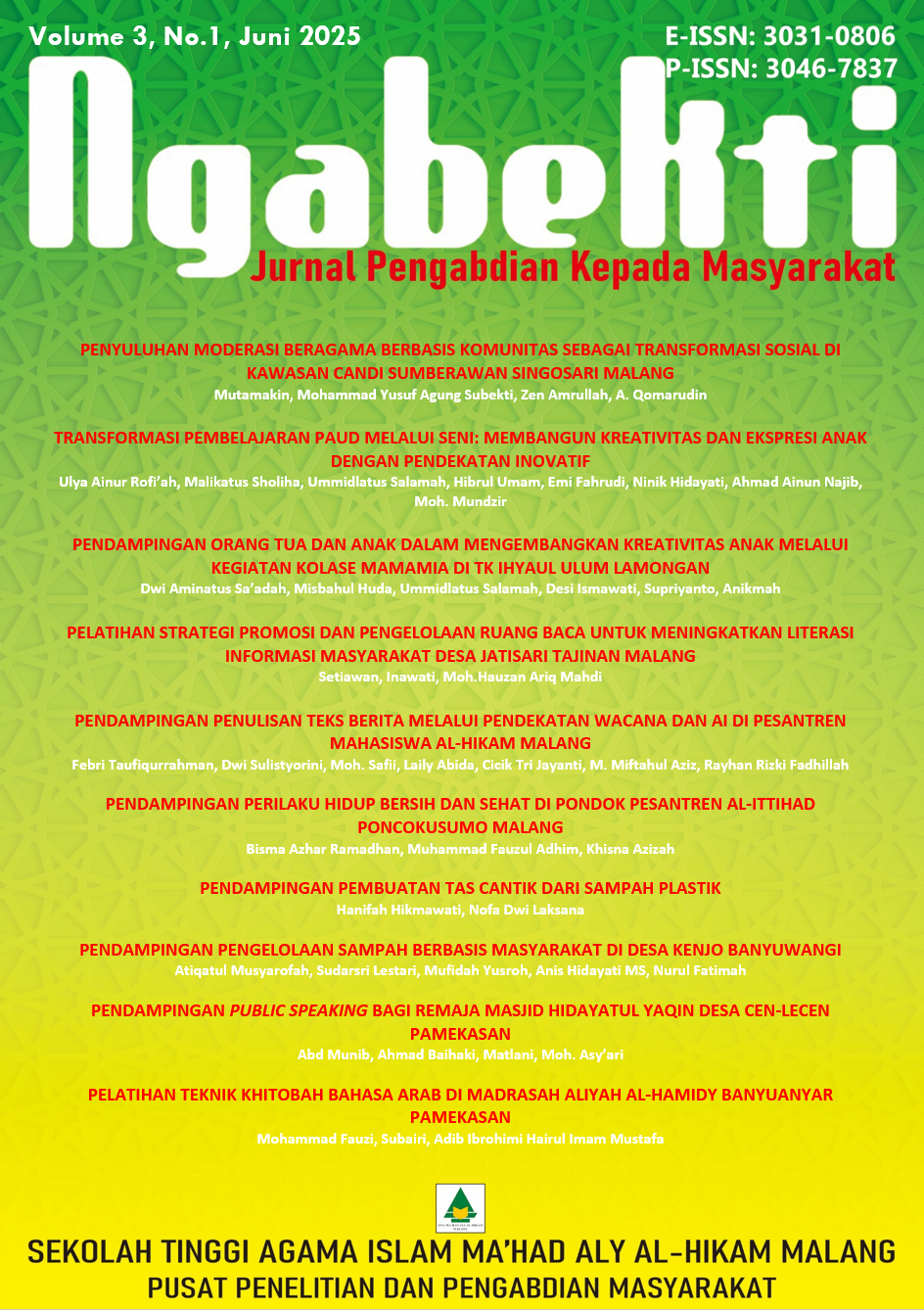 					View Vol. 3 No. 1 (2025): Ngabekti: Edisi Juni 2025
				